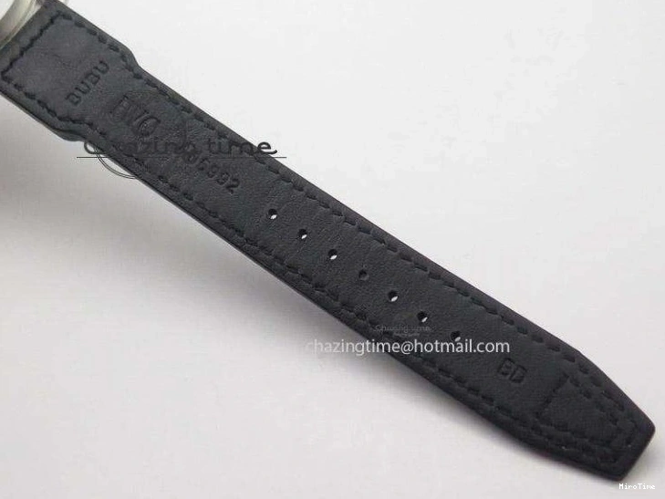 MIROTIME 1225 Timeless Big Pilot Real PR IW500901 ZF 1:1 Best Edition On Black Leather Strap A 7340